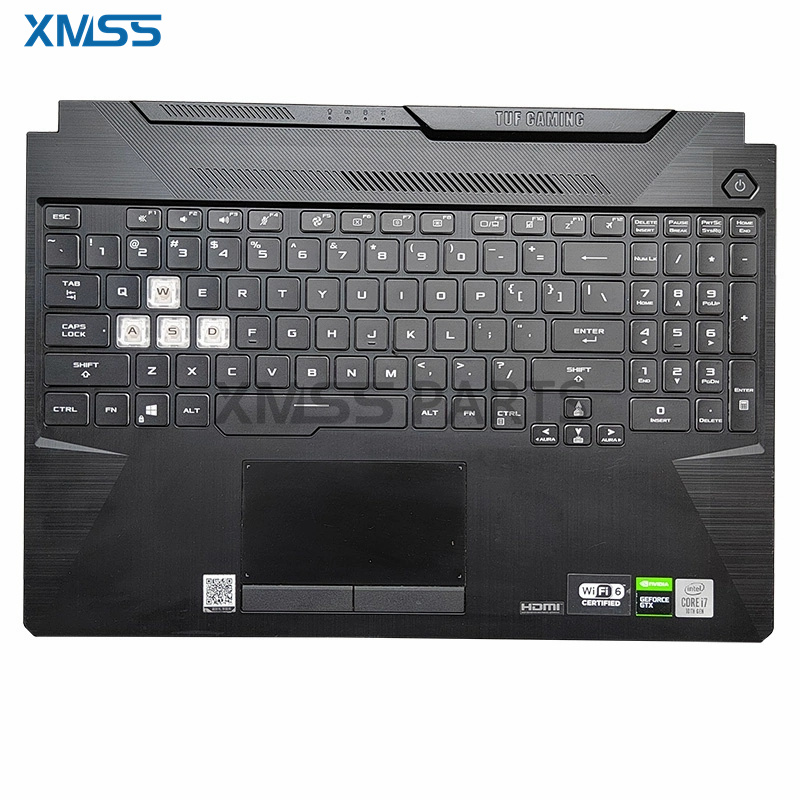 Gaming Keyboard Backlit - Tastiera superiore con poggiapolsi e retroilluminazione