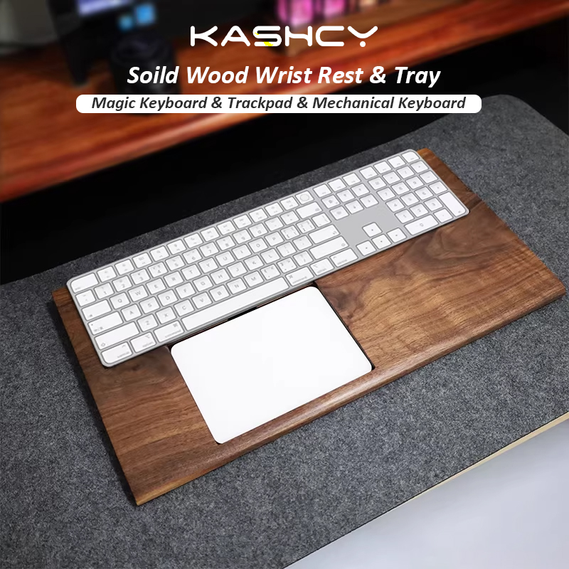 Wrist Rest Wood - Supporto per Polso in Legno Massello