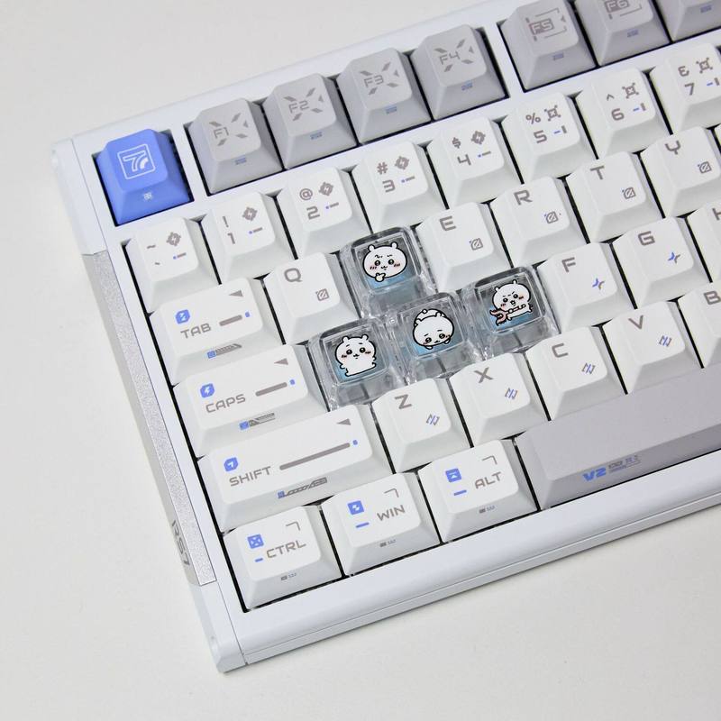Gaming Keyboard Backlit - Chiikawa 4 tasti personalizzati retroilluminati in