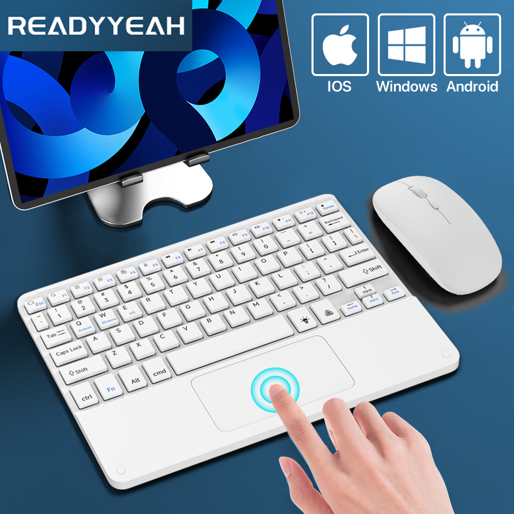 Gaming Keyboard Mechanical Wireless - Touchpad Tastiera wireless e mouse Tastiera