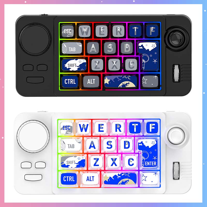 Gaming Keyboard Mechanical Wireless - Tastiera da Gaming W911 Wireless Tri-Mode,