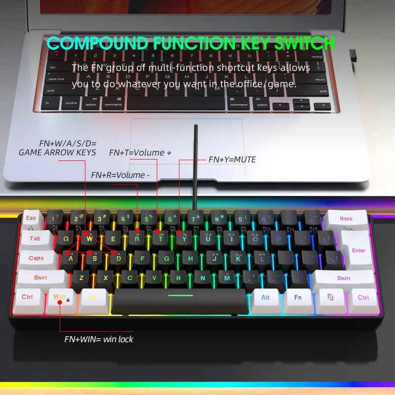 Kit Combo Tastiera e Mouse 60% - Gaming Keyboard And Mouse Mobile recensione e prezzo