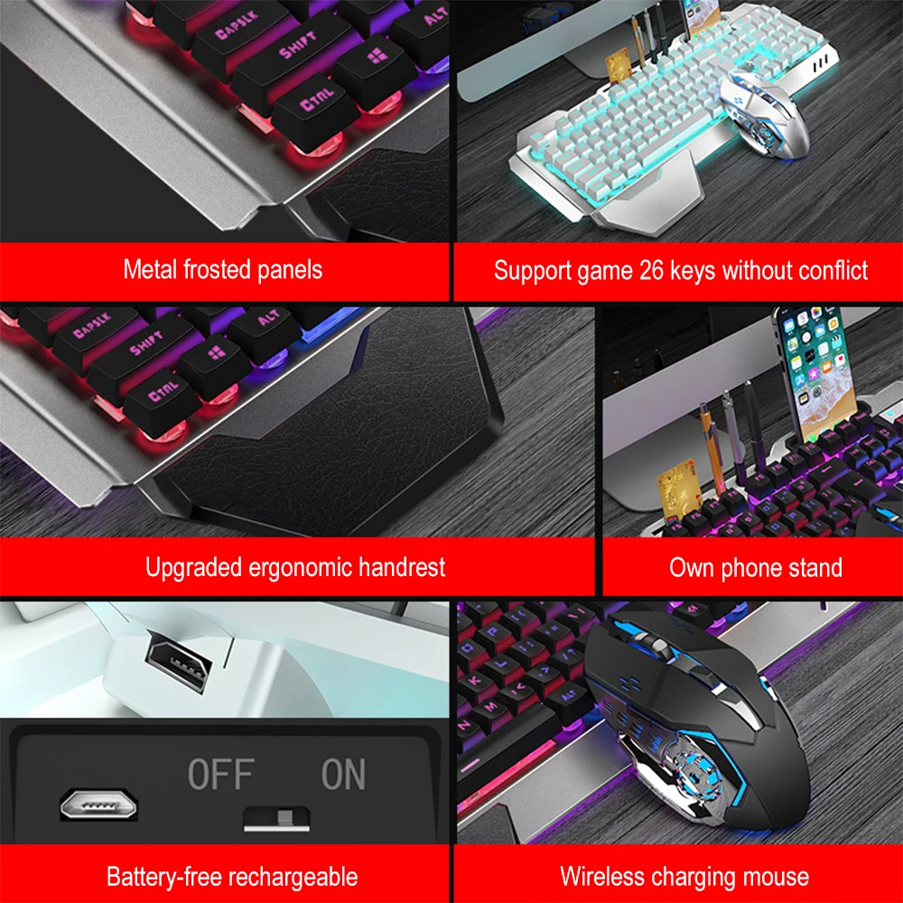 K680 ricaricabile 2.4G wireles - Gaming Keyboard And Mouse Wireless recensione e prezzo
