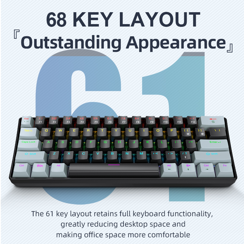 APAYADO K61 Mini tastiera mecc - Gaming Keyboard E Yooso recensione e prezzo