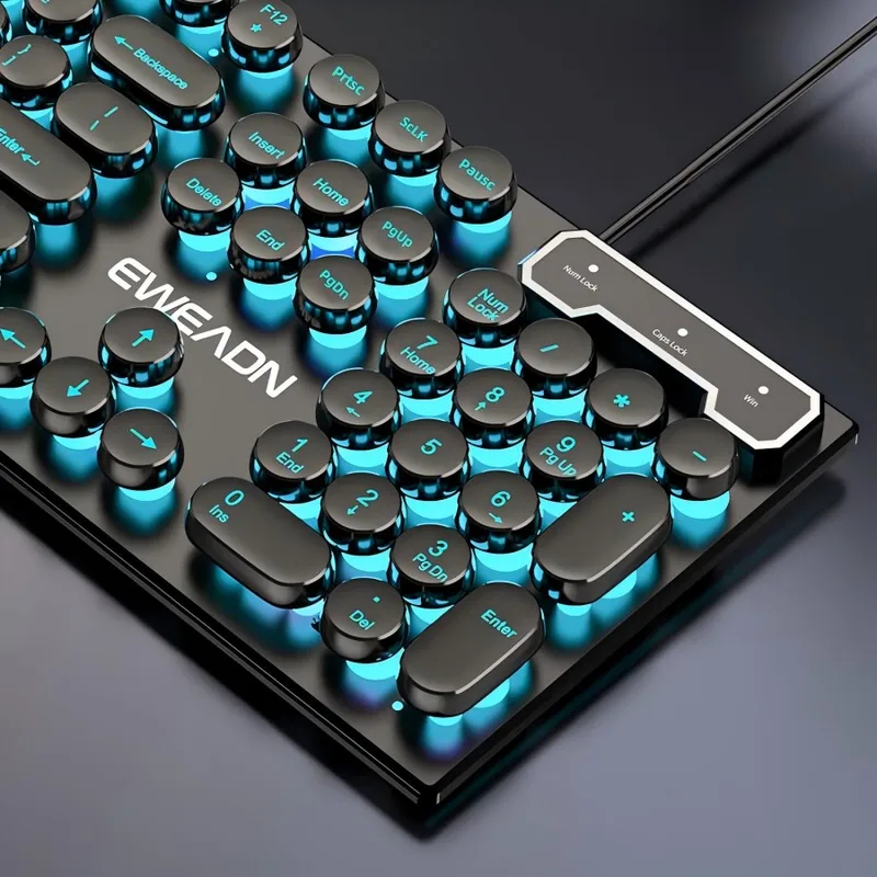 Set Tastiera e Mouse Stile Ret - Gaming Keyboard Mechanical Wireless recensione e prezzo