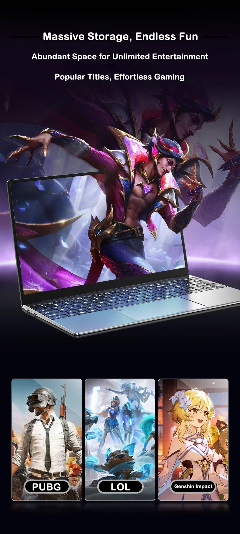 Laptop Ultra Sottile 14.1 Poll - Gaming Keyboard Backlit recensione e prezzo