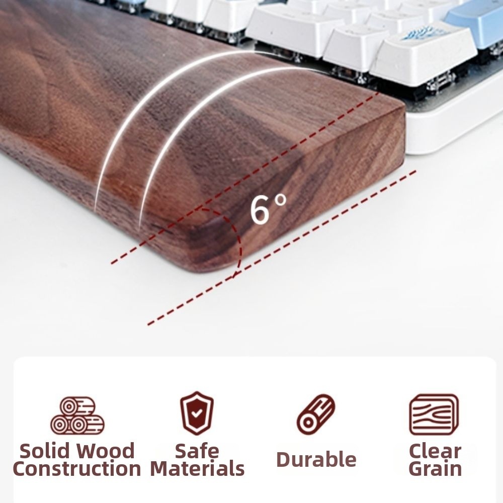 Nuovo Poggiapolsi in Legno per - Wrist Rest Wood recensione e prezzo