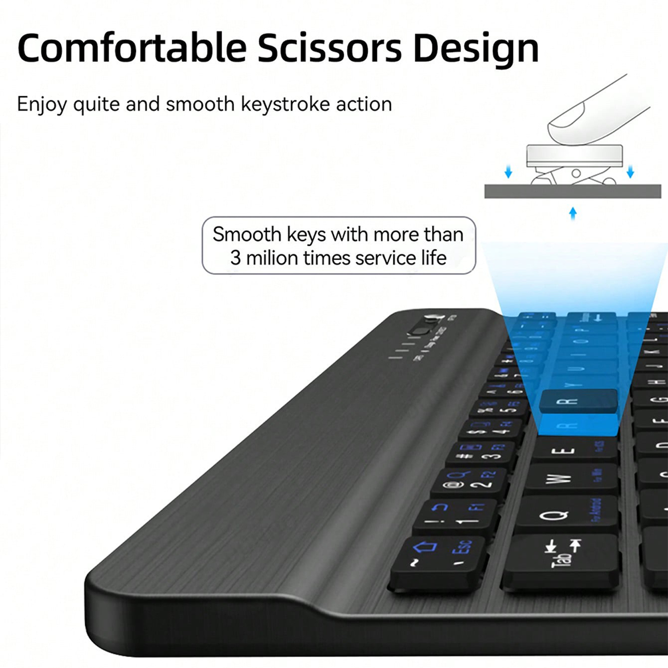 Tastiera multilingue per table - Gaming Keyboard Mechanical Wireless recensione e prezzo