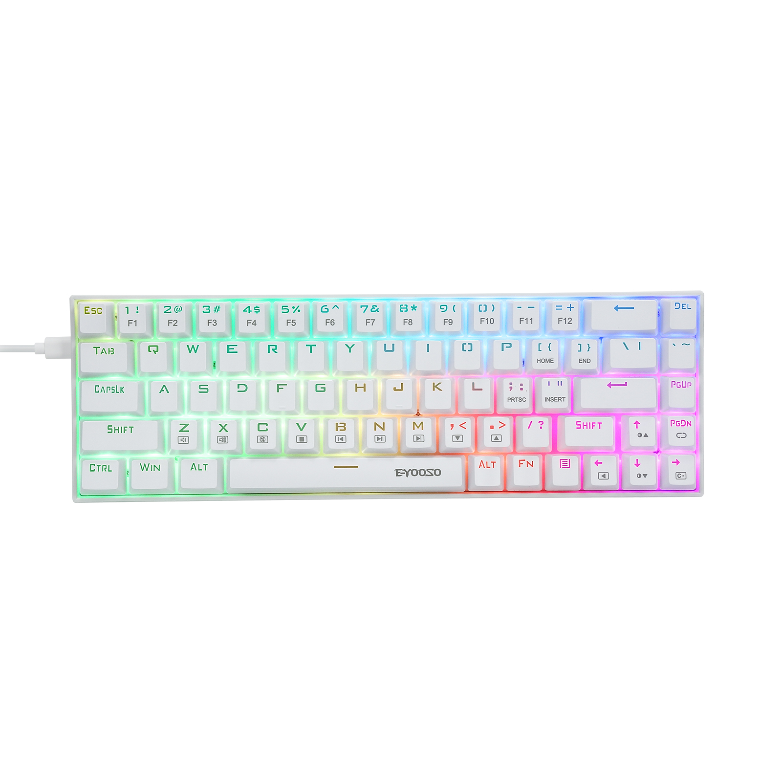 Z-686 60% Mini tastiera meccan - Gaming Keyboard E Yooso recensione e prezzo