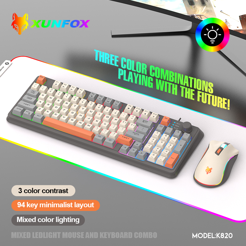 K820 Tastiera da gioco cablata - Gaming Keyboard And Mouse Mobile recensione e prezzo