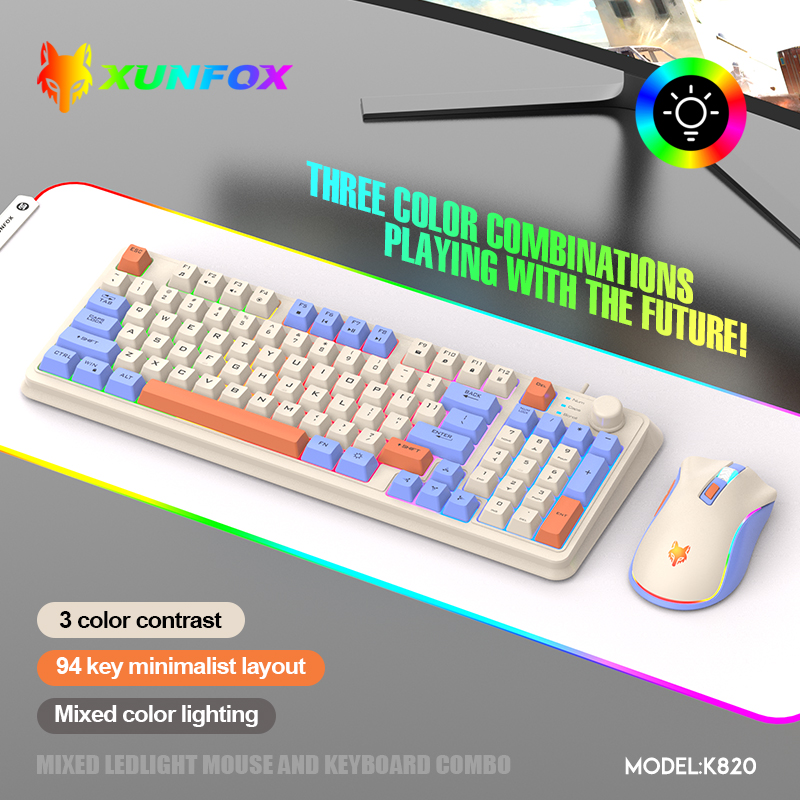 K820 Tastiera da gioco cablata - Gaming Keyboard And Mouse Mobile recensione e prezzo